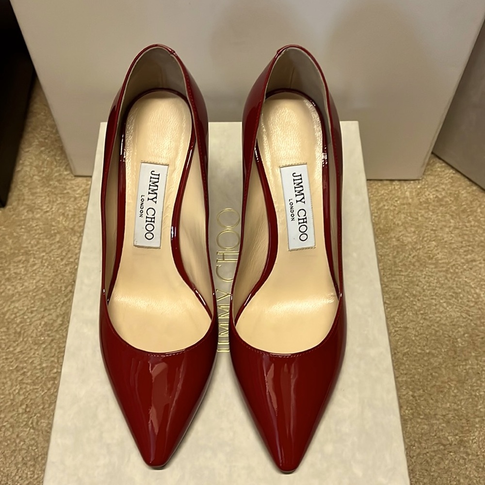Jimmy choo high heel. Romy 85. 36.5. Red. Brand new.